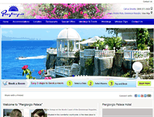 Tablet Screenshot of hotelpiergiorgio.com